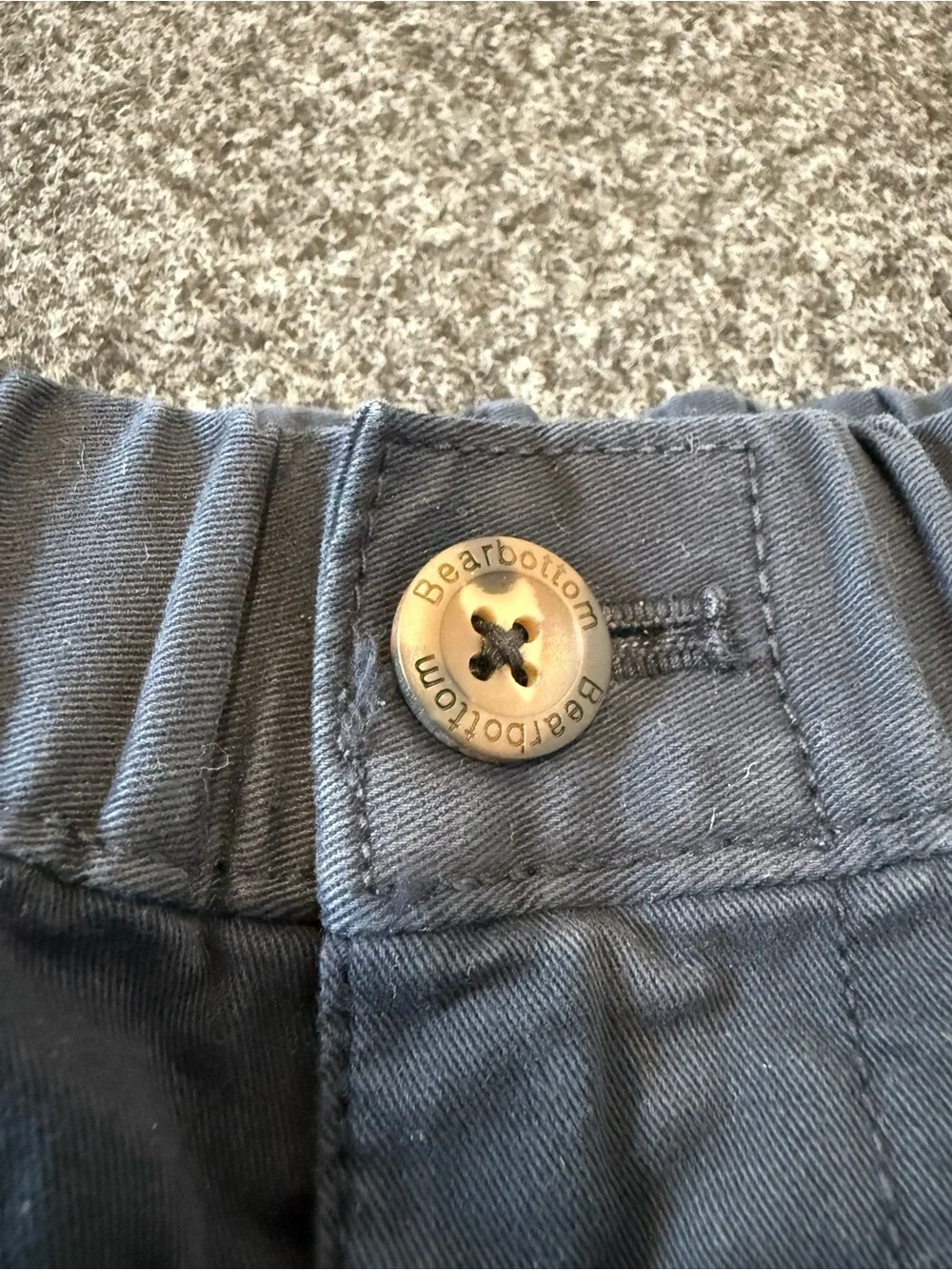 Bear Bottom Clothing Shorts Men’s Khaki Black Stretch 7 Inseam Chino Preppy M